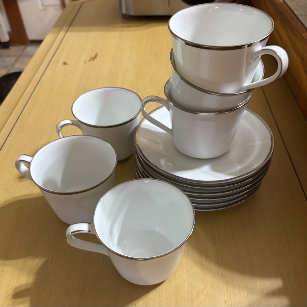 Elegant White Porcelain Tea Set